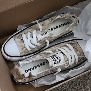 NWT Converse Snake Print Slip-On Shoes
